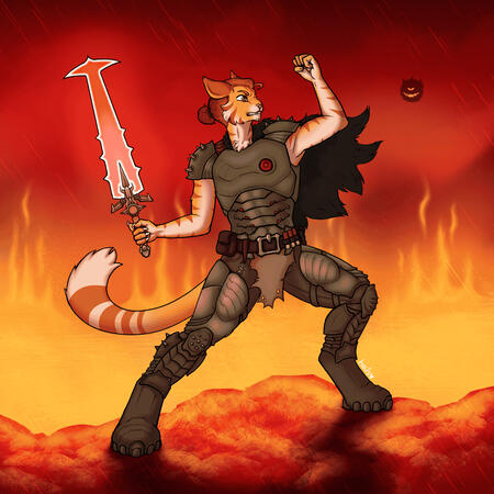 full body detailed w/ background