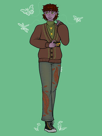 line + color full body
